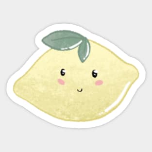 Cute lemon Sticker